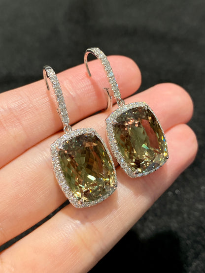 Natural Zultanite 24.20ct Earrings