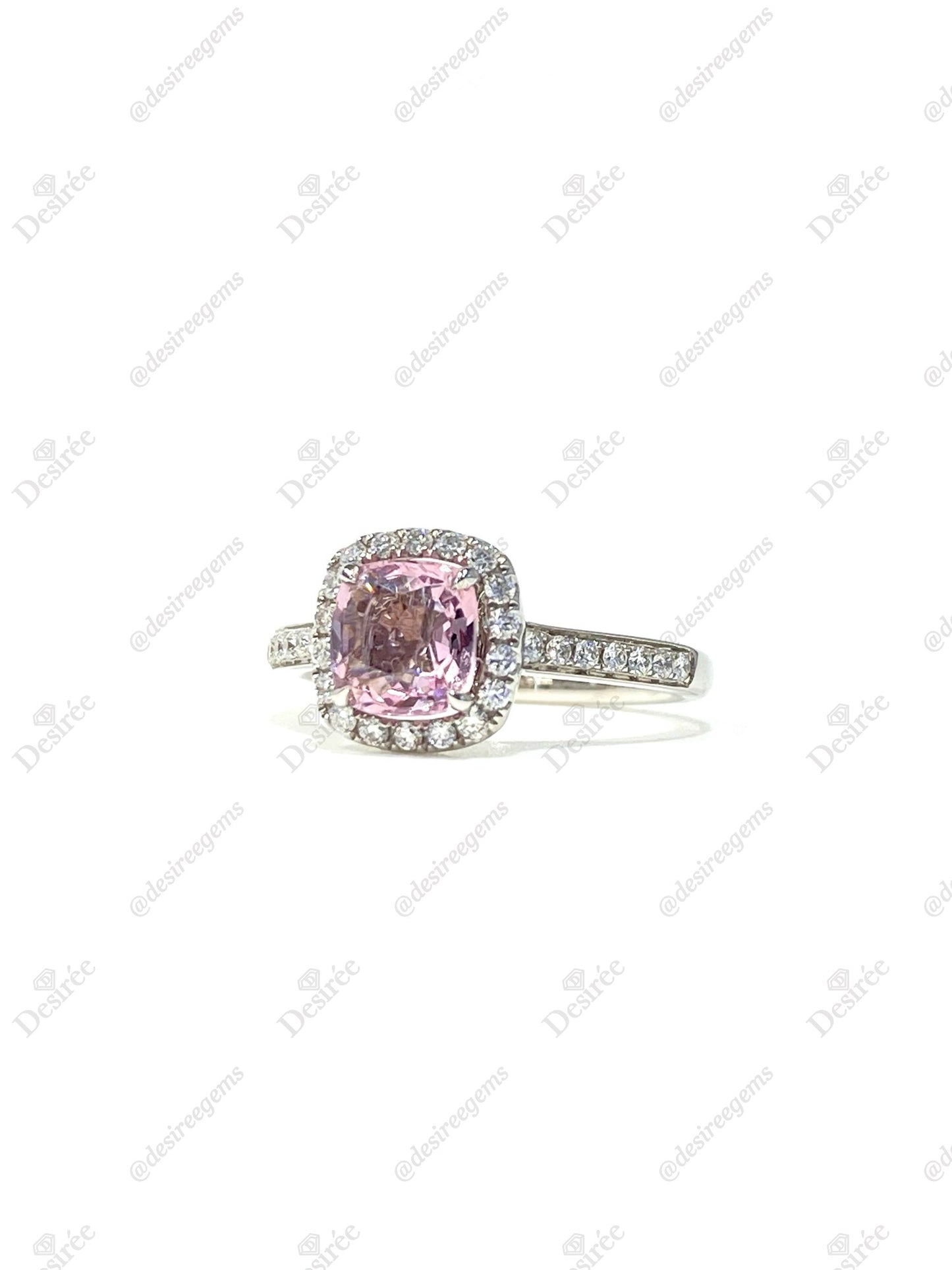 Natural Pink Spinel 1.05ct Ring