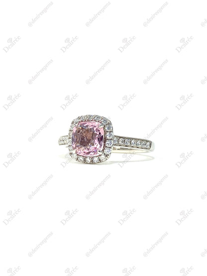 Natural Pink Spinel 1.05ct Ring