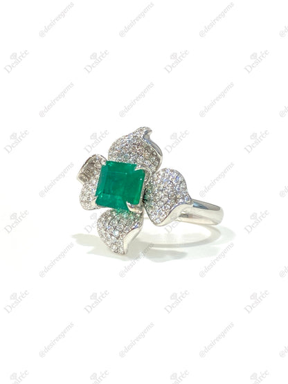Natural Emerald 1.97ct Ring