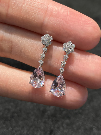 Natural Morganite 2.40ct Earrings