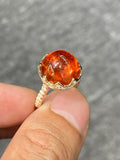 Mandarin Garnet Ring 14.77ct