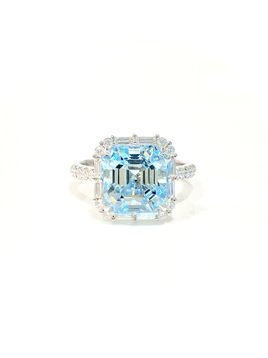 Natural Aquamarine 4.23ct Ring