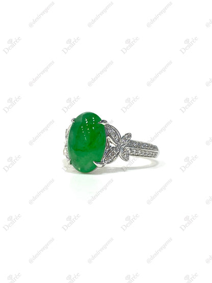 Natural Type A Jadeite Ring