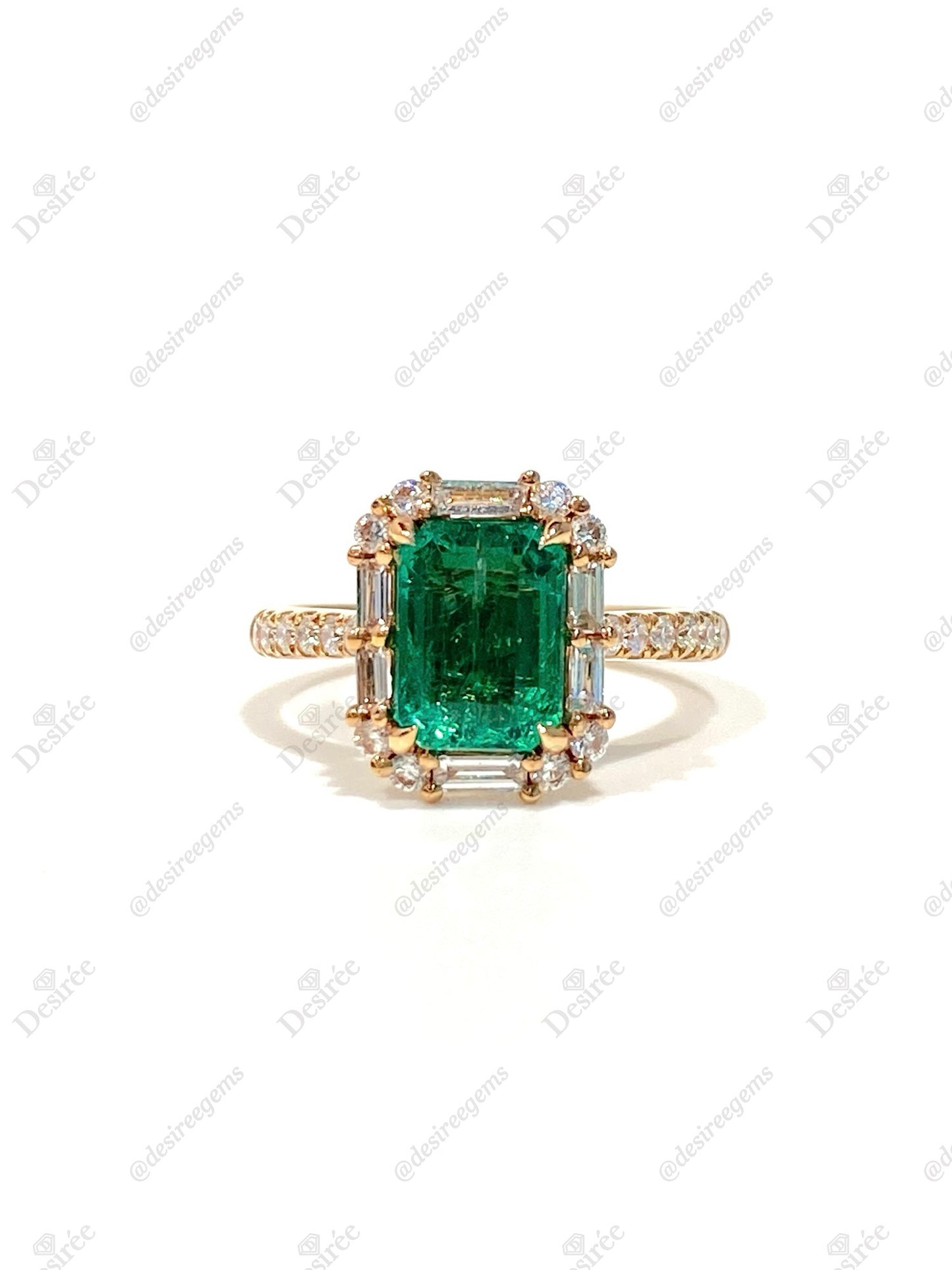 Natural Emerald 2.08ct Ring