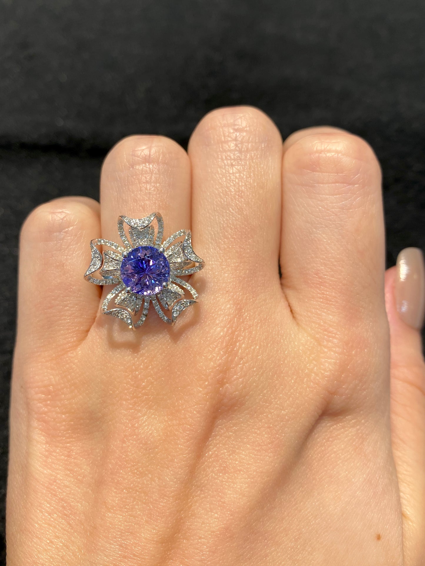 Natural Tanzanite 2.27ct Ring / Pendant 2 Way Wear Jewellery