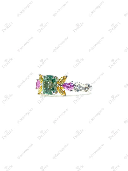 Natural Tourmaline 1.24ct Ring