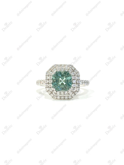 Natural Seafoam Tourmaline 1.85ct Ring