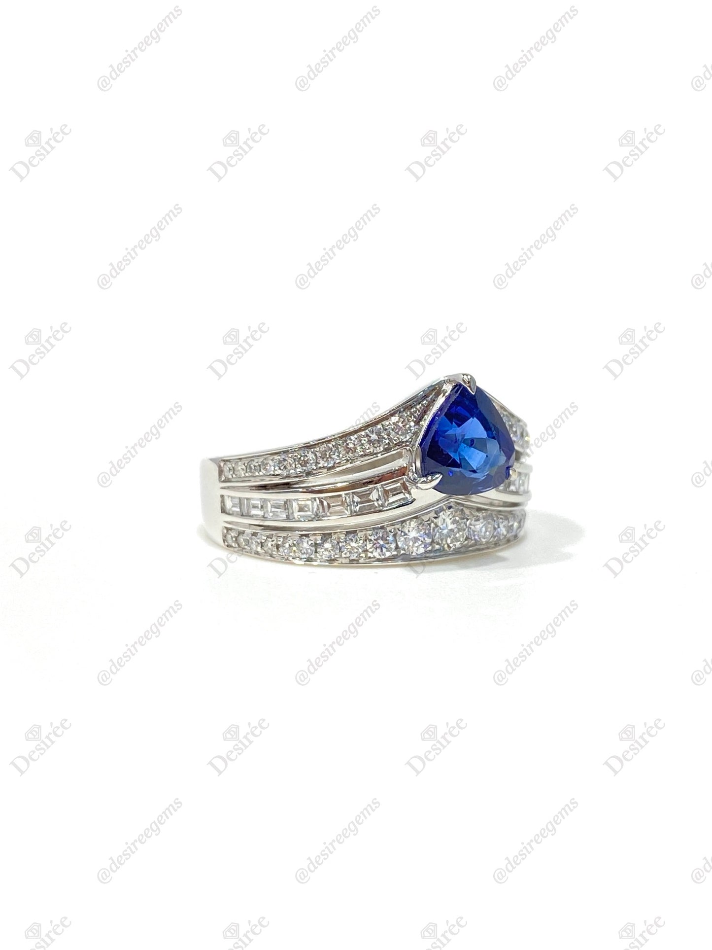 Natural Blue Sapphire Ring 1.26ct