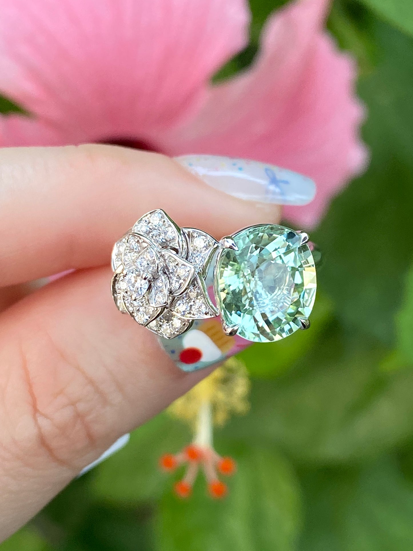 Natural Tourmaline 3.80ct Ring