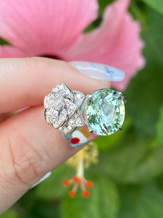 Natural Tourmaline 3.80ct Ring