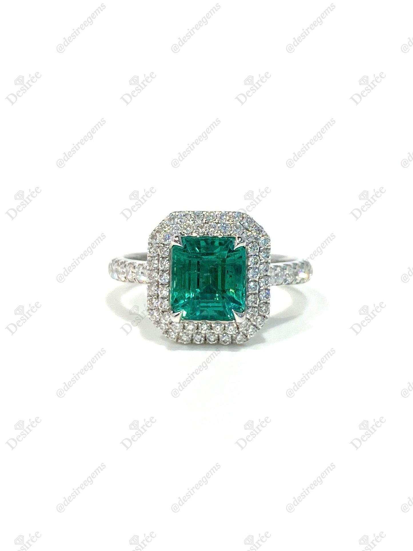 Natural Emerald 1.51ct Ring