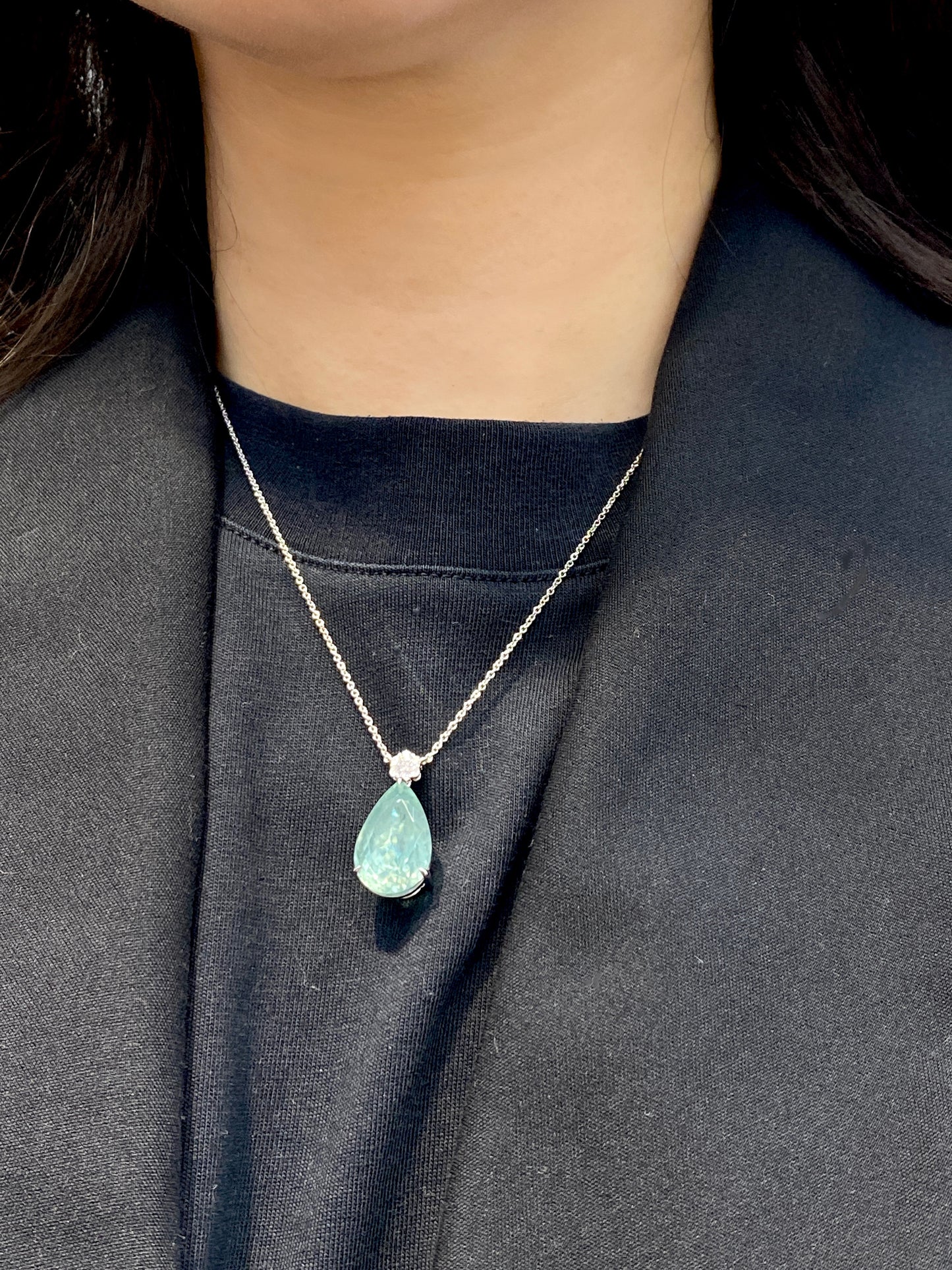 Natural Tourmaline 12.53ct Necklace