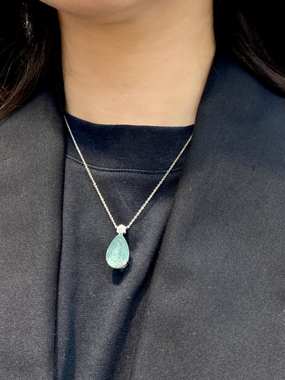 Natural Tourmaline 12.53ct Necklace