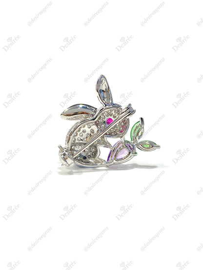 Rabbit Brooch