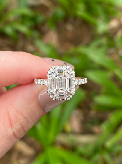 Natural Diamond 1.05ct Ring