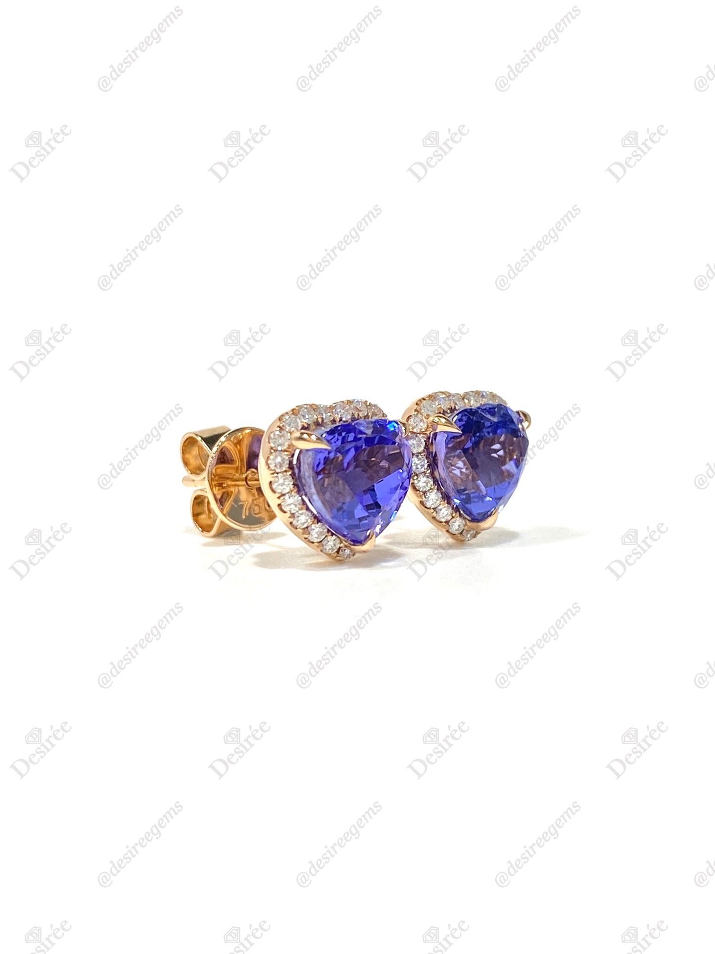 Natural Tanzanites 3.40ct Earrings