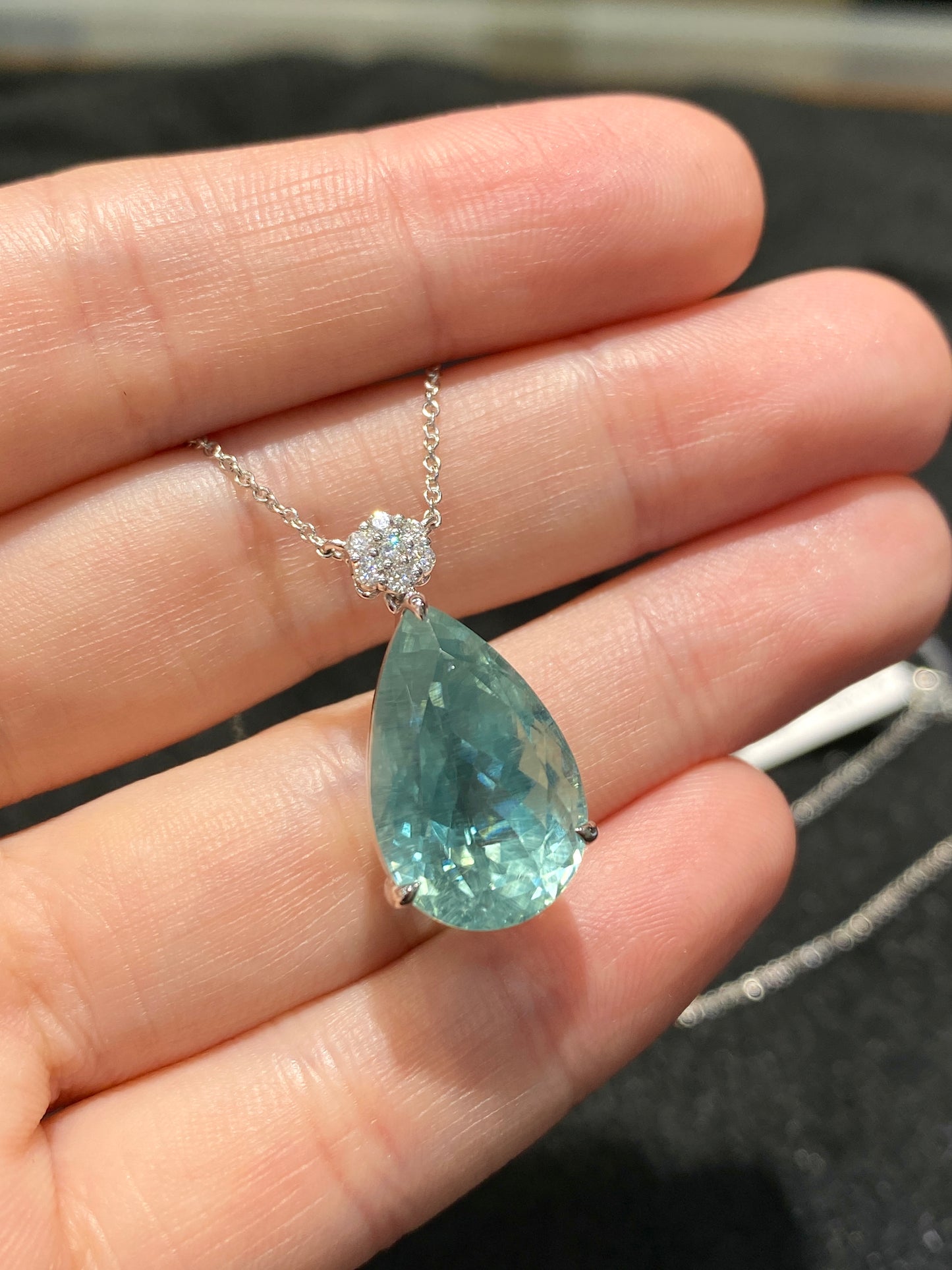 Natural Tourmaline 12.53ct Necklace