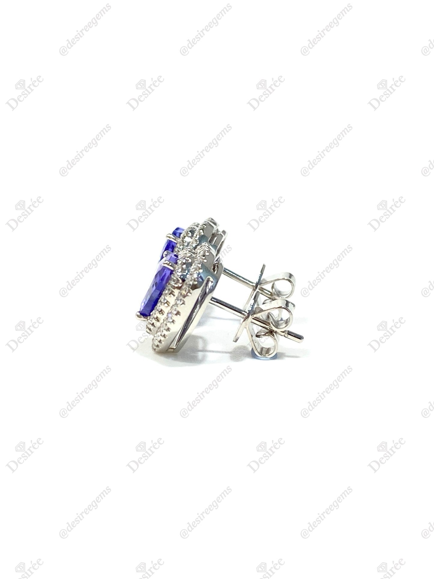 Natural Tanzanite 3.13 Earrings