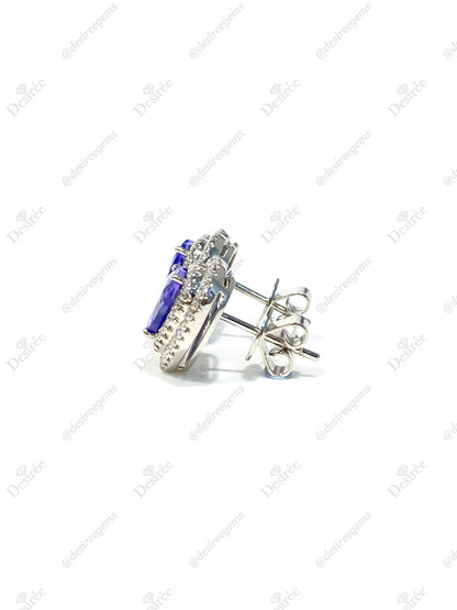 Natural Tanzanite 3.13 Earrings