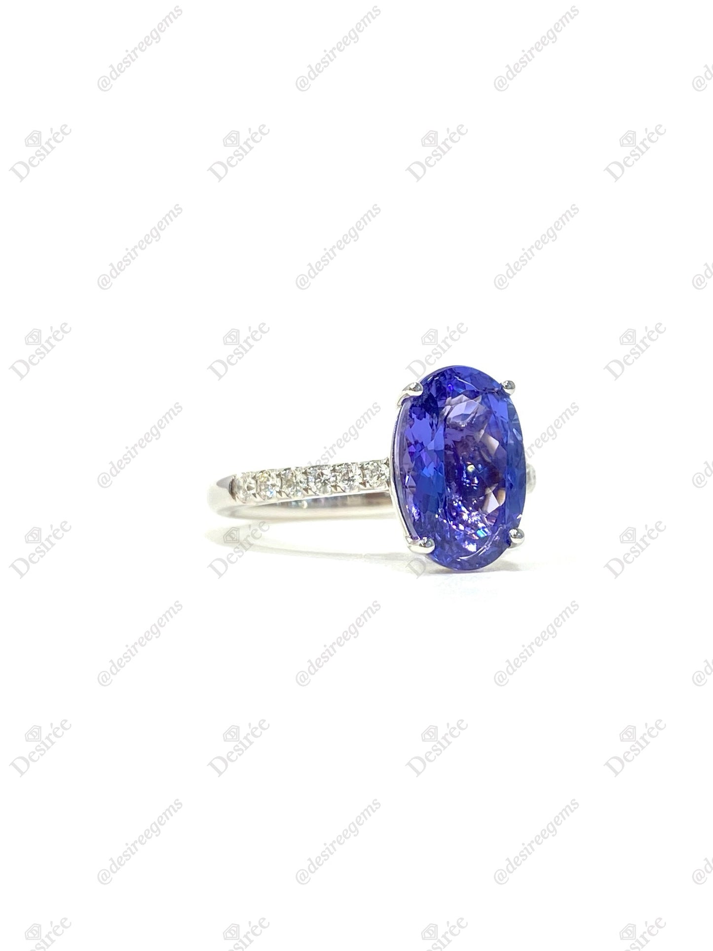 Natural Tanzanite 3.55ct Ring