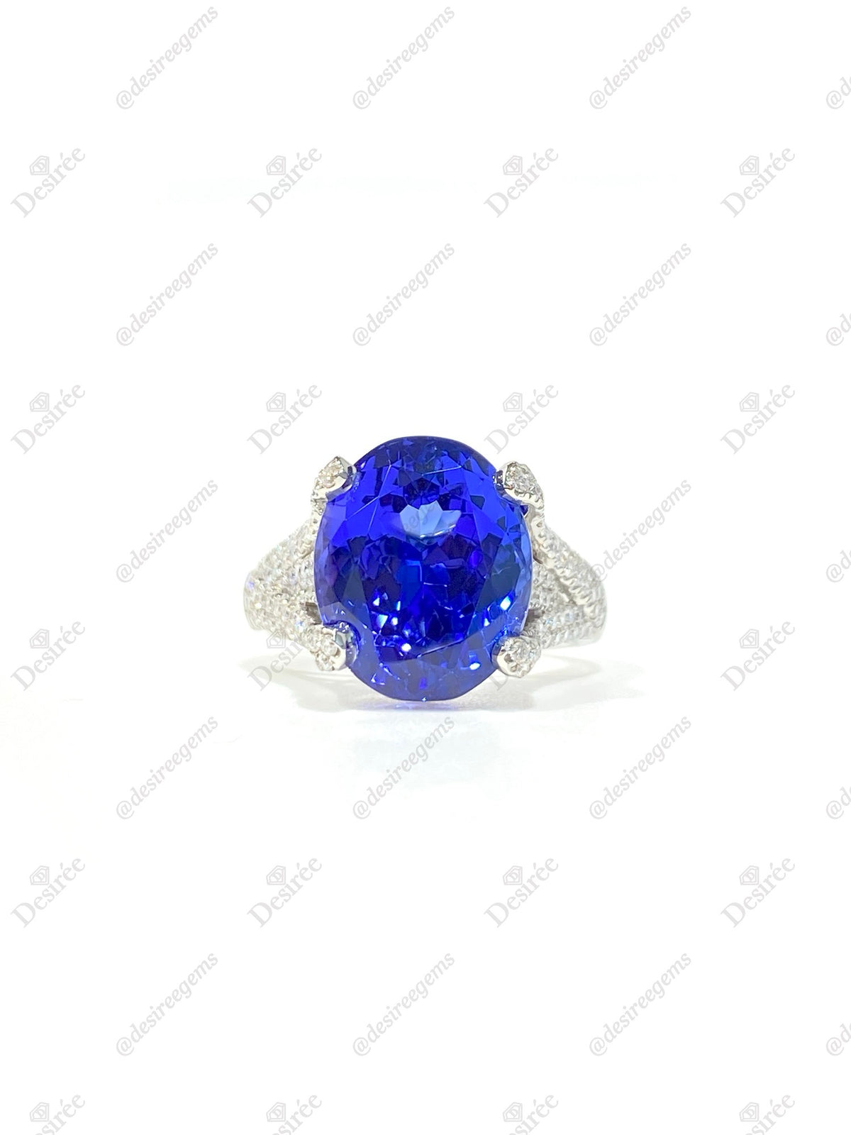 Natural Tanzanite 9.48ct Ring