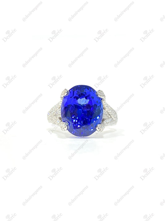 Natural Tanzanite 9.48ct Ring