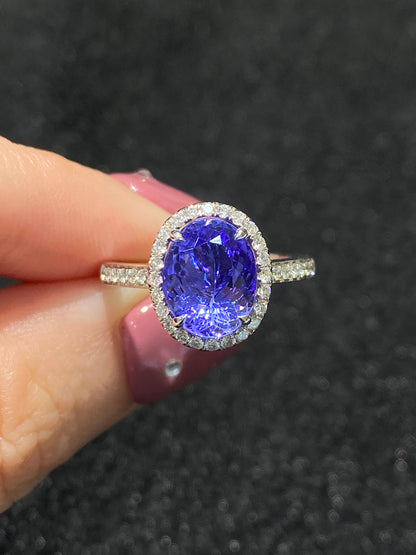 Natural Tanzanite 2.72ct Ring
