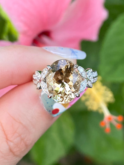 Natural Tourmaline 4.21ct Ring