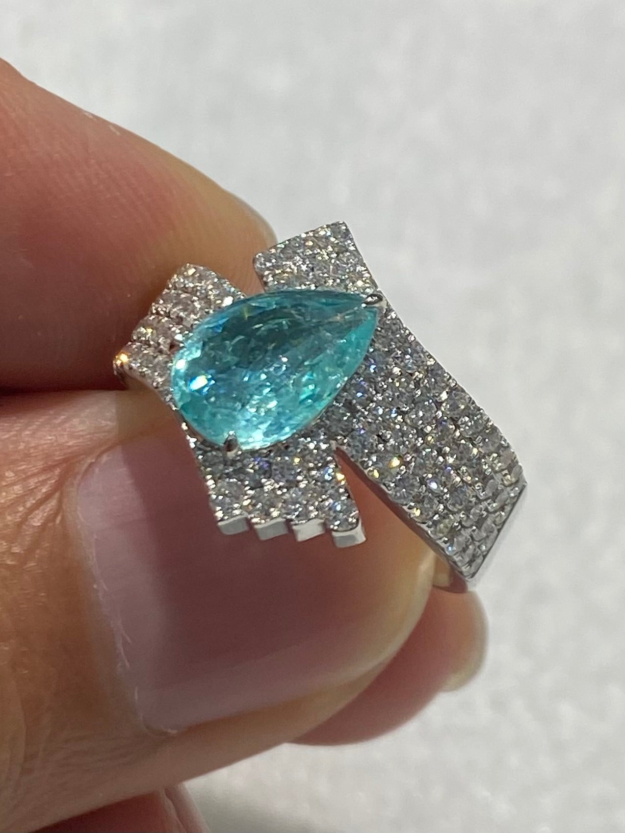 Natural Paraiba Tourmaline 1.91ct Ring