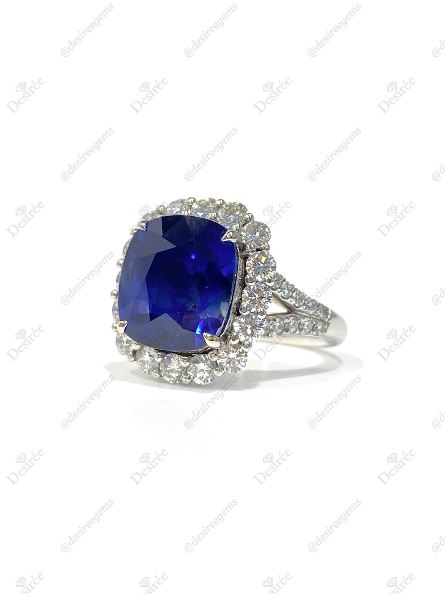 Natural Blue Sapphire 8.30ct Ring