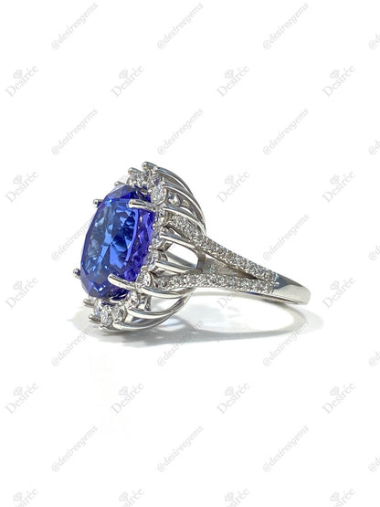 Natural Tanzanite 9.48ct Ring