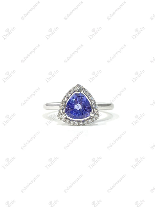 Natural Tanzanite 1.18ct Ring