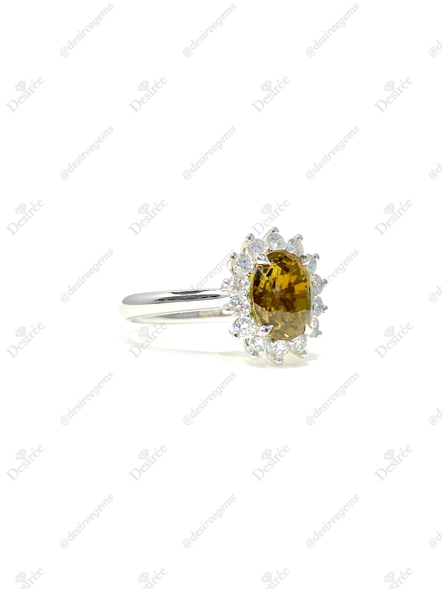Natural Chrysoberyl 2.19ct Ring