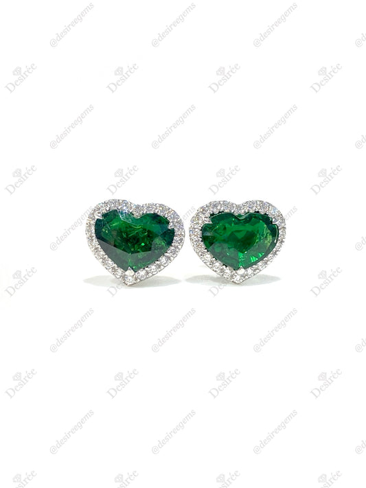 Natural Tsavorite Green Garnet 4.02ct Earrings