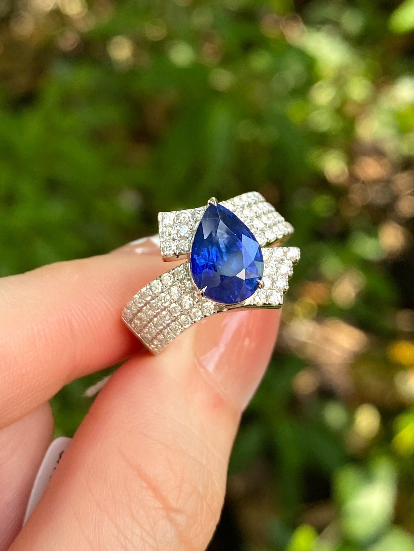 Natural Royal Blue Sapphire 2.99ct Ring