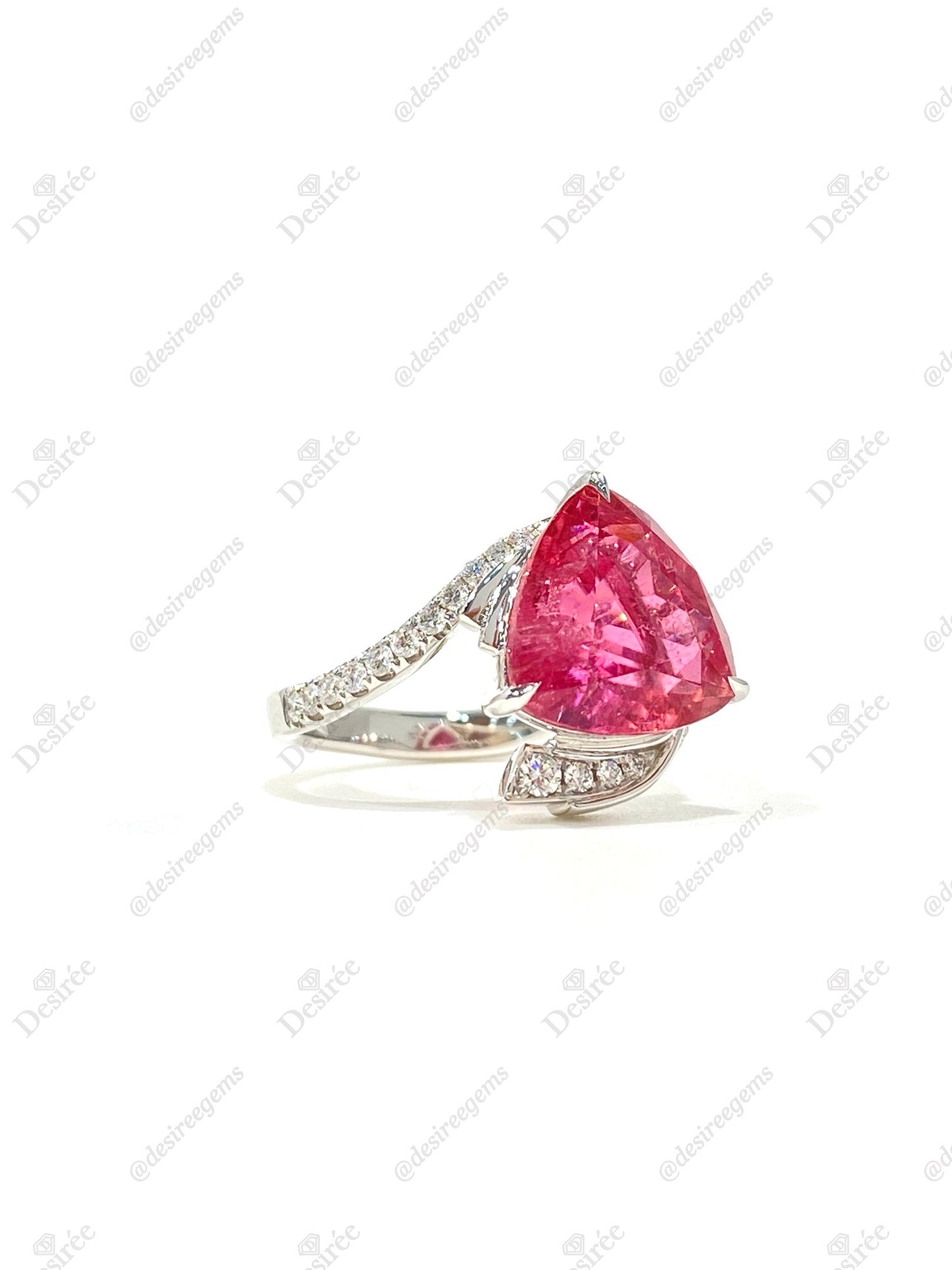 Natural Pink Tourmaline 5.52ct Ring