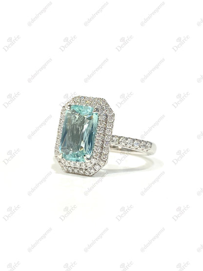 Natural Paraiba Tourmaline 1.78ct Ring