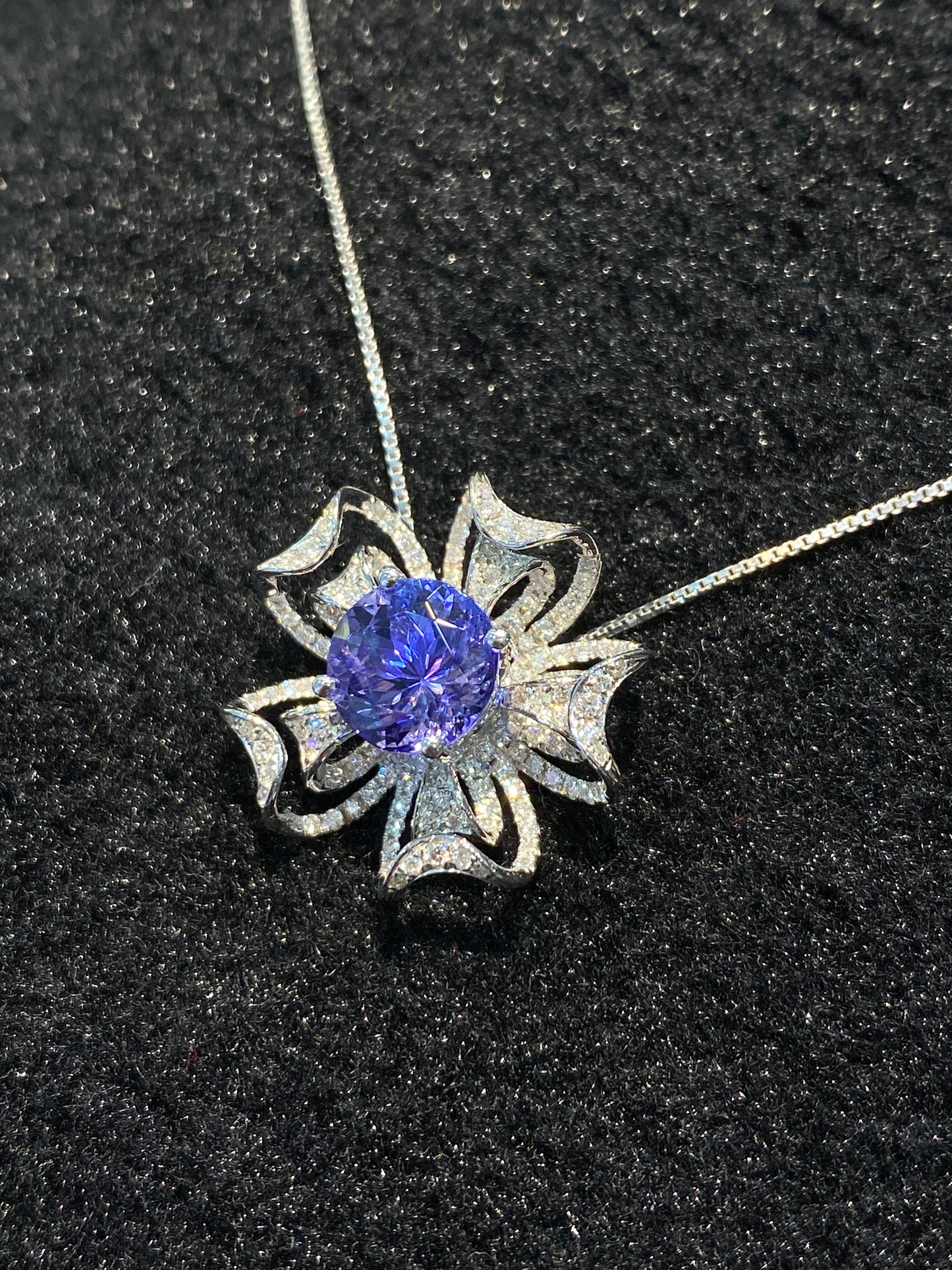 Natural Tanzanite 2.27ct Ring / Pendant 2 Way Wear Jewellery