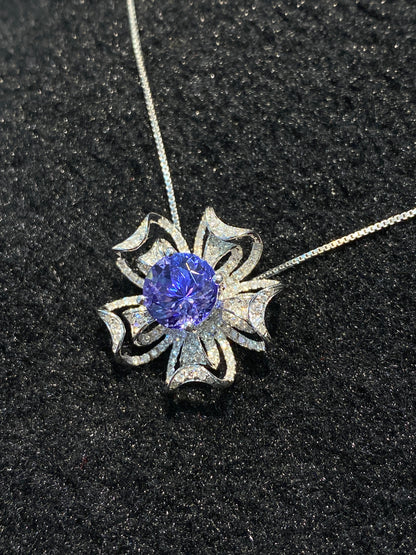 Natural Tanzanite 2.27ct Ring / Pendant 2 Way Wear Jewellery