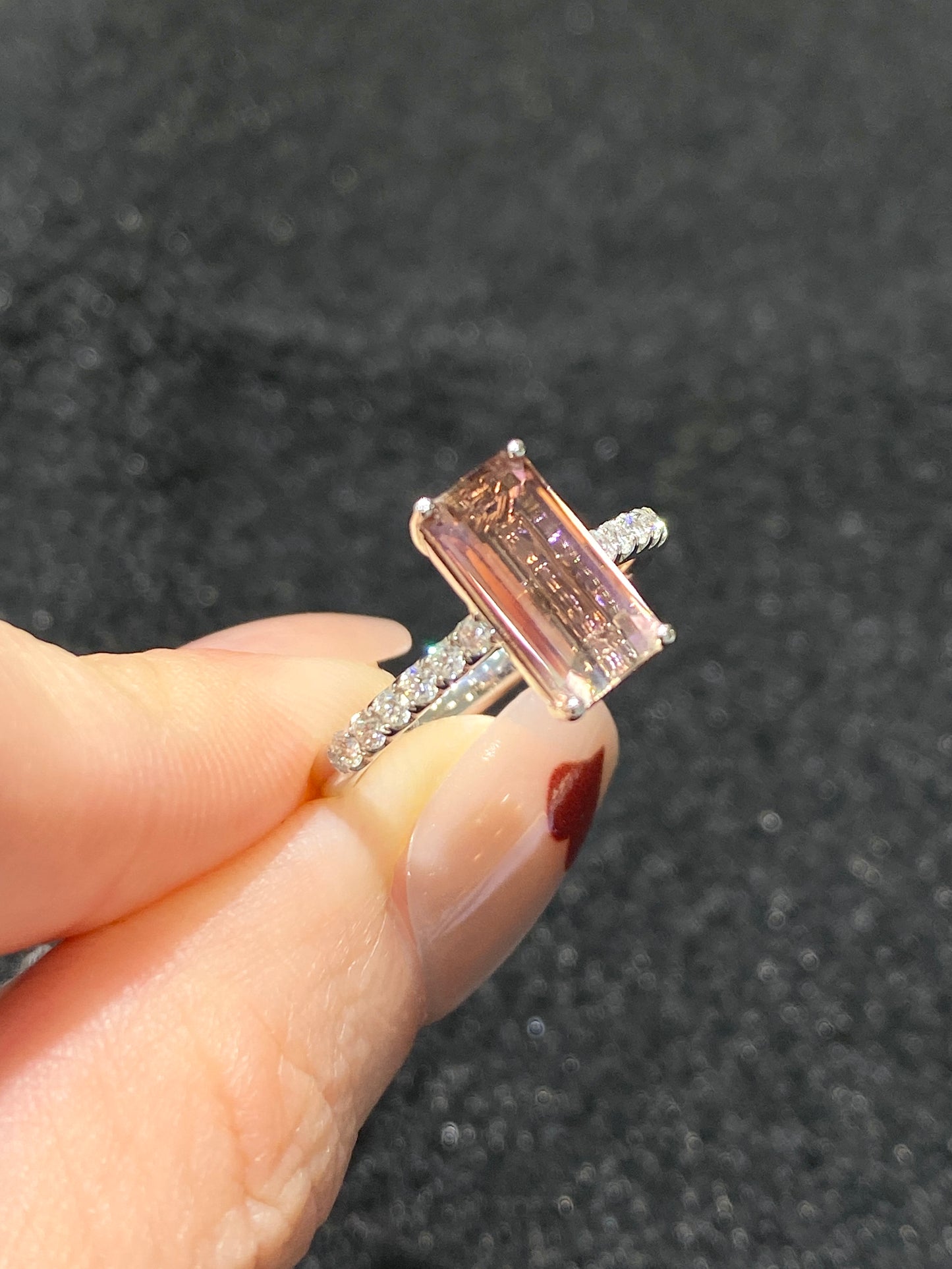 Natural Bicolor Tourmaline 2.38ct Ring