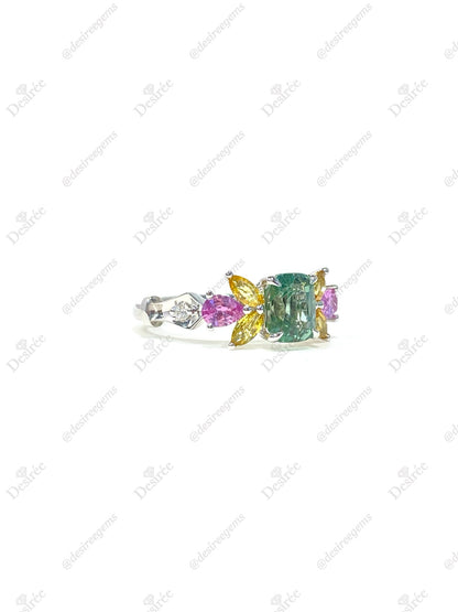 Natural Tourmaline 1.24ct Ring