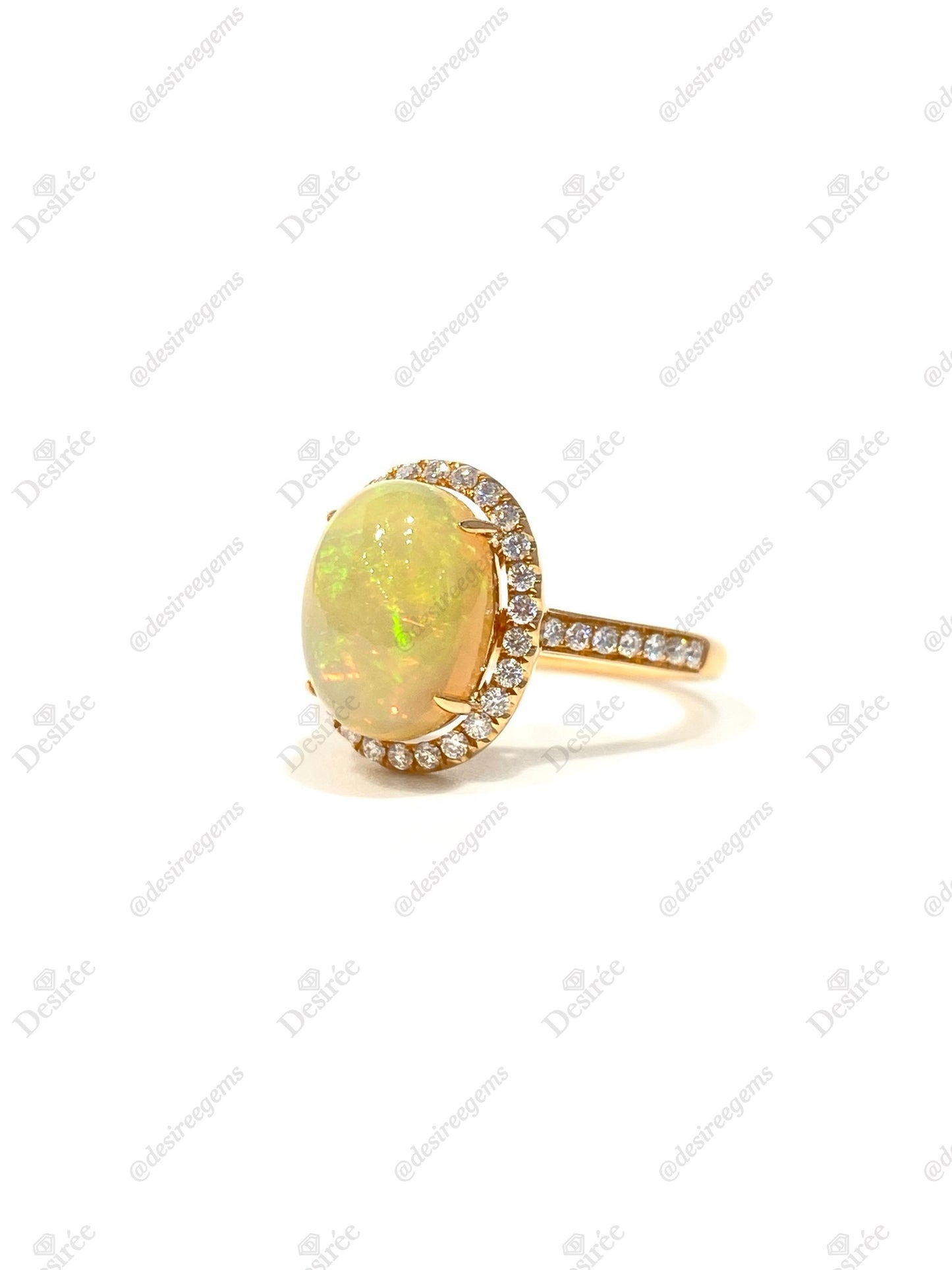 Natural Opal 3.07ct Ring