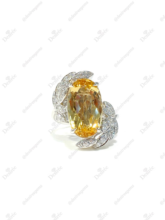 Natural Topaz 8.32ct Ring