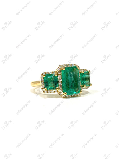 Natural Emerald 3.36ct Ring