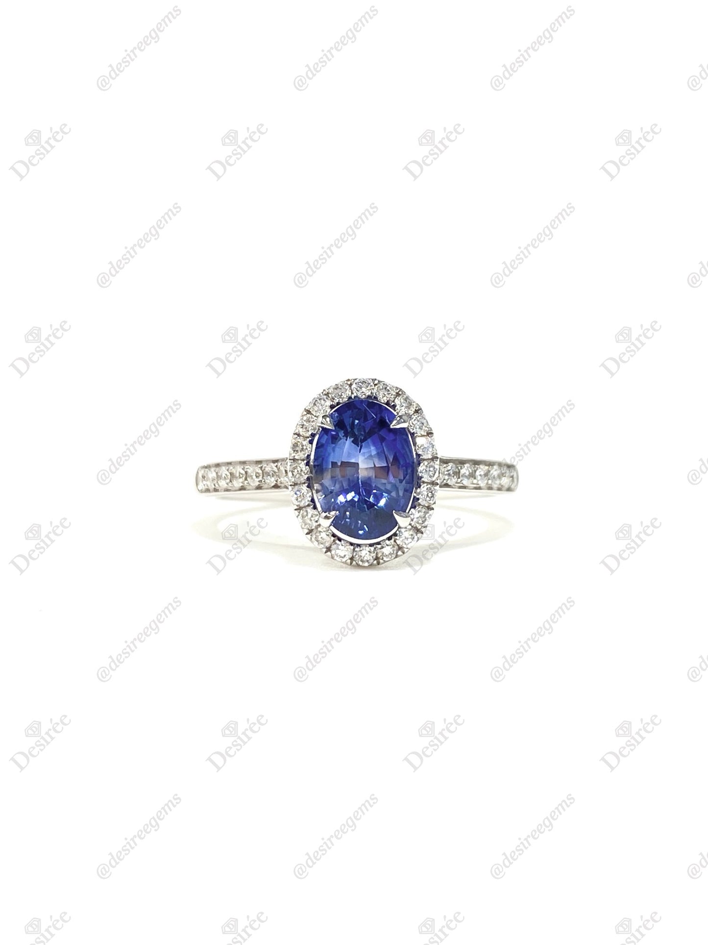 Natural Blue Sapphire 1.20ct Ring