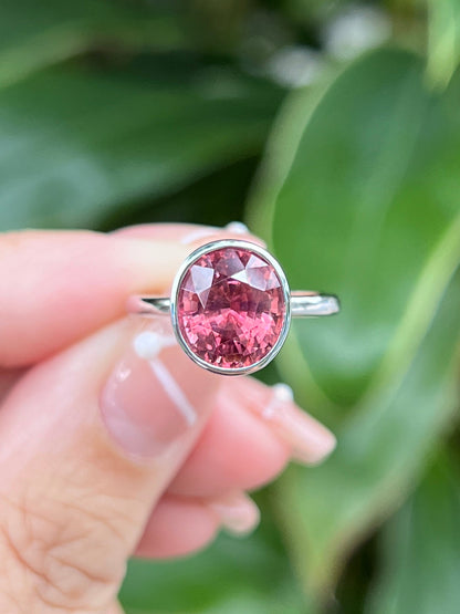 Natural Tourmaline 4.09ct Ring