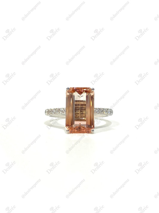 Natural Tourmaline 3.51ct Ring