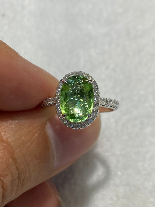Natural Paraiba Tourmaline 2.54ct Ring