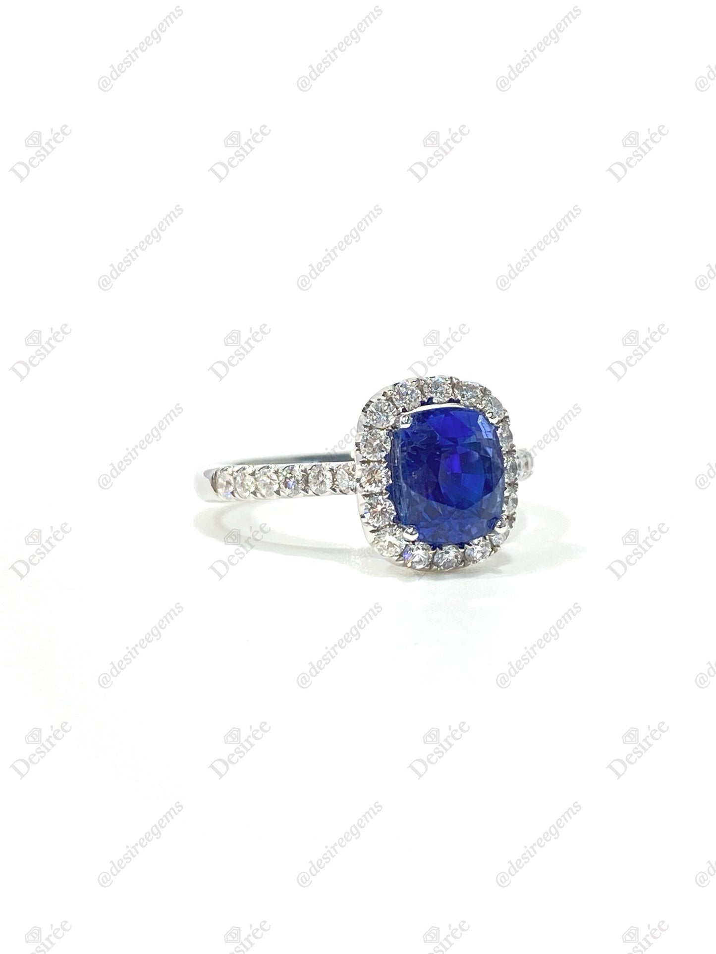 Natural Blue Sapphire 2.15ct Ring